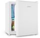 Klarstein Snoopy Eco - Mini-koelkast met vriesvak, 46 liter inhoud, 4 liter vriesvak, 41dB stil, energiezuinig, wit