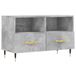 Meuble TV 80x36x50 cm bois traité gris béton