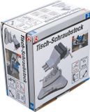 BGS Tafelbankschroef - zwenkbaar - bekken 70 mm - met vacuüm zuigvoet