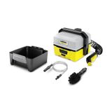 Kärcher OC 3 + Adventure Hogedrukreiniger - Compact - Accu - 120 L/u - Zwart/Geel