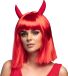 Boland - Pruik Spicy devil - Steil - Halflang - Vrouwen - Duivel - Halloween en Horror