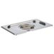 APS 81492 GN 1/4 roestvrij stalen deksel met gekartelde rand voor lepels, 26,5 x 16,2 cm