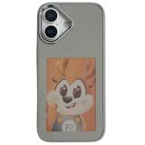 InkZone Coque iPhone 17 DIY E-Ink NFC - Grise