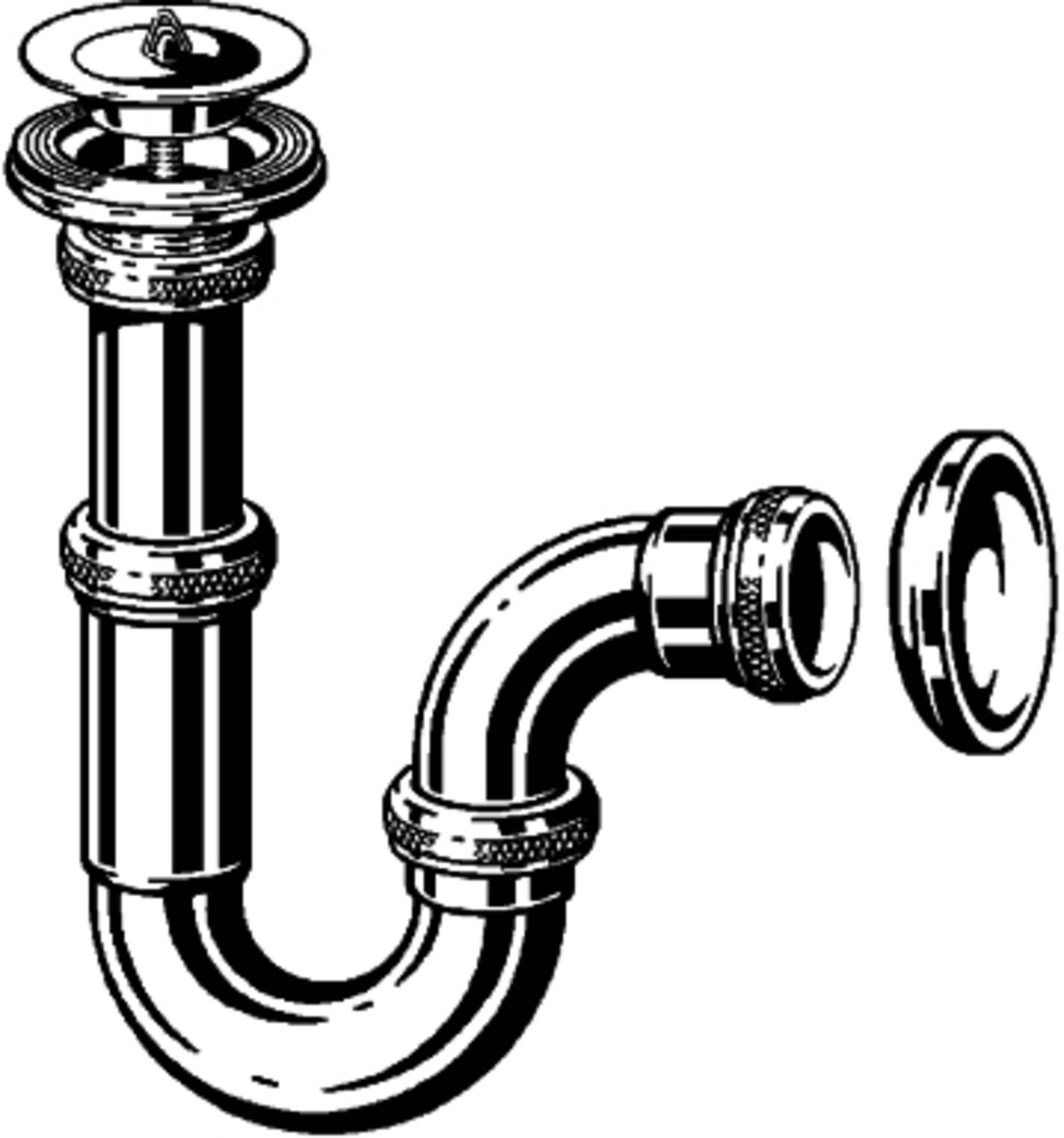 Viega Project plugbuissifon 1 1/4 uni kompleet chroom