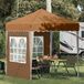 Prolenta Maison Exclusive Pop-up Partytent, 195 x 195 x 245 cm, Beige, Oxford-stof
