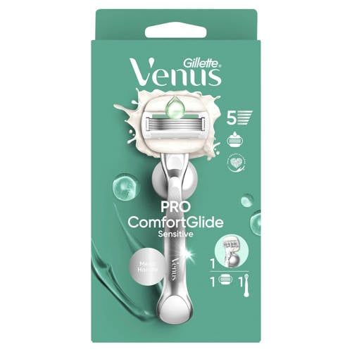 Gillette Venus Pro ComfortGlide sensitive scheersysteem - 1 handvat + 1 scheermesje