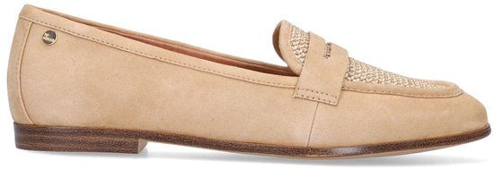 No Stress Dames Beige Suède Loafers Maat 41
