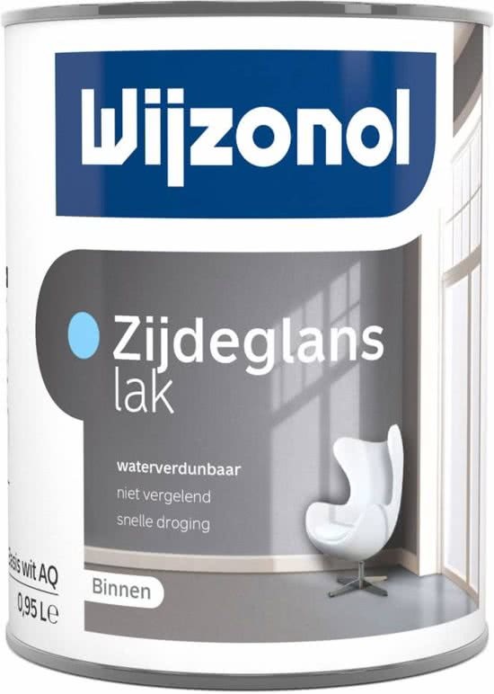 - Zijdeglans op waterbasis 1 liter