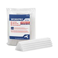 WORKPRO 100 stuks lijmstiften 200 x 11 mm, universele transparante lijmstiften voor hete lijmpistool, ideaal voor knutselen, handwerk, vrije tijd