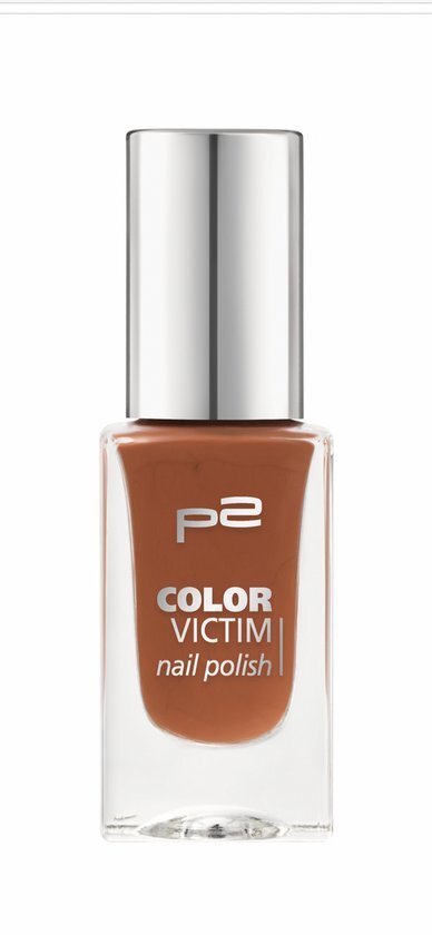 P2 Cosmetics Color Victim Nagellak 346 Free a Bee 8ml Bruin