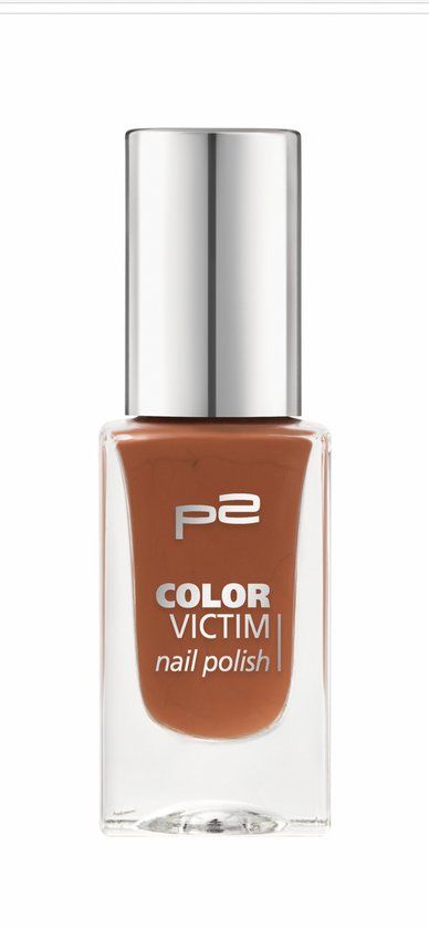 P2 Cosmetics Color Victim Nagellak 346 Free a Bee - 8ml - Bruin