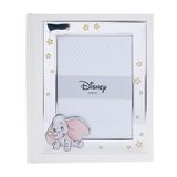 VALENTI & CO. Disney Baby - Dumbo - fotoalbum voor kinderen met zilveren fotolijst voor doop of kinderverjaardag