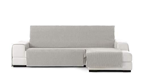 Eysa Rabat practica chaise longue hoes 240cm., kleur 56/lichtgrijs, rechts vooraan zicht