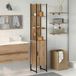 Maison Exclusive - Armoire de salle de bain en chêne artisanal, 33 x 33 x 185,5 cm