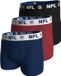 NFL SHIELD 3pk Boxers - NNY/RED/BLK - S