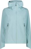 CMP Vrouwen waterdichte jas met vaste capuchon, Acqua, XL