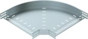 OBO Bettermann Courbure 90° pour chemin de câble, horizontal 60x400 Acier zingué bande