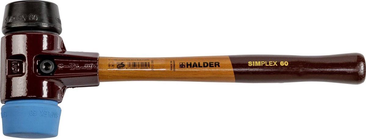 HALDER SIMPLEX softface mallet 60 TPEsoftcomp. rubber - 4030618300595