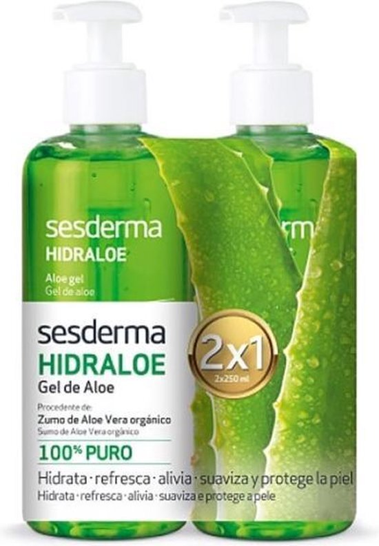 Sesderma Hidraloe Gel 100% Puro Lote 2 X 250 Ml