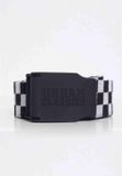 Urban Classics UC Canvas Belt Checkerboard 150cm black/white
