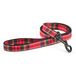 Nylon Ancol Nylon Looplijn Tartan Rood