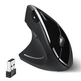 Perixx PERIMICE-713 Ergonomische linkshandige muis - verticaal ontwerp - 2,4GHz - 800/1200/1600 DPI