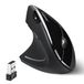 Perixx PERIMICE-713 Ergonomische linkshandige muis - verticaal ontwerp - 2,4GHz - 800/1200/1600 DPI