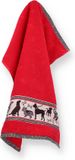 Bunzlau Castle Keukendoek Hond Rood