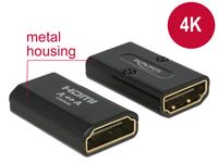 DeLOCK HDMI/HDMI Adapter, Zwart