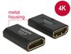 DeLOCK HDMI/HDMI Adapter, Zwart