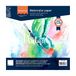 Vaessen Creative Florence Aquarelpapier, gestructureerd oppervlak, 300 g/m², wit (Intense White), 30,5 x 30,5 cm, 5 stuks