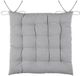 Stof Textile stoelkussens DUO - grijs - 38 x 38 x 3.5 cm