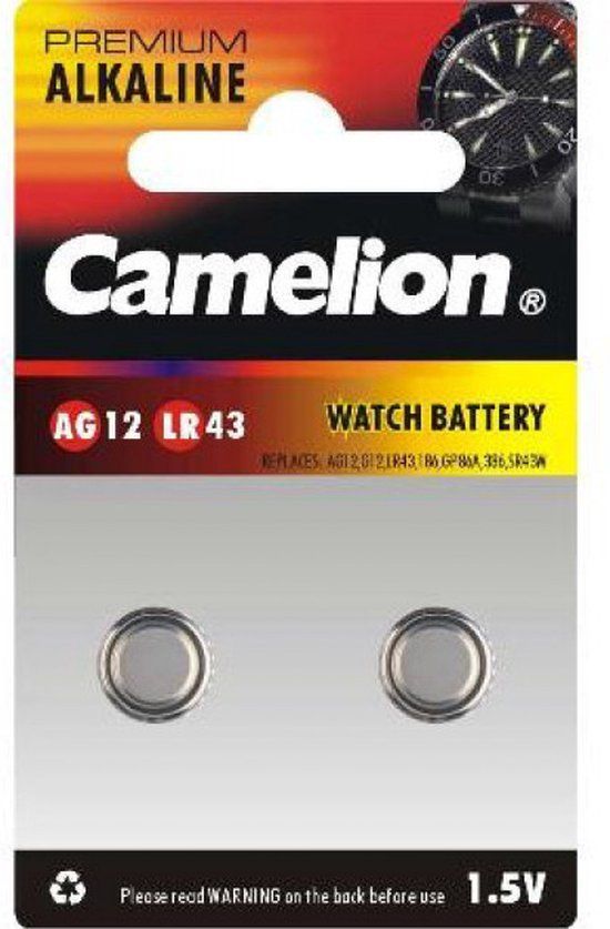 Camelion V12GA - LR43 Battery (2-pack)
