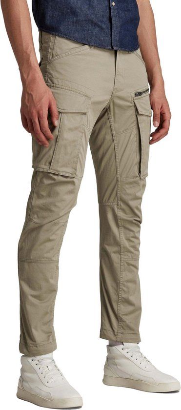 G-Star RAW Rovic Tapered Cargo Broek - Beige - Heren - Maat 40W/34L