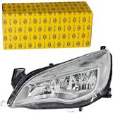 HELLA 1LG 010 011-341 FF/Halogeen Koplamp - voor o.a. Vauxhall Astra Mk VI (J) (P10) - Chroom - ECE - voor linksrijdend verkeer - rechts