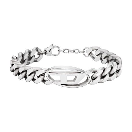 Diesel DX1432040 Herenarmband - Zilver - Staal - 19.80 cm