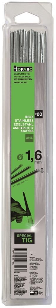 TIG lasdraad rvs 308L O2.0mm