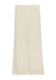 comma - Broek met wijde pijpen van linnenmix - W40 X L34 - Lichtbeige
