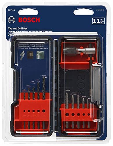 BOSCH BDT11S schroefdraadtap, 11-delig