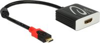Delock Premium USB-C naar HDMI adapter met DP Alt Mode (4K 60 Hz) / zwart - 0,20 meter