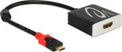 Delock Premium USB-C naar HDMI adapter met DP Alt Mode (4K 60 Hz) / zwart - 0,20 meter