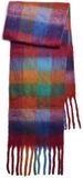 PIECES PCNIKKI LONG SCARF BC Tangerine Tango Geruit Polyester