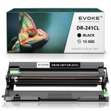 Evoke Compatible Drum for Brother DR-241CL Black 15000 Pages