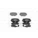 Bosch Bp385 Plaquettes de frein - Avant - ECE-R90 - 1 jeu de 4 plaquettes