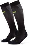 CEP Core Run Ultralight Compressiekousen - Zwart/grijs