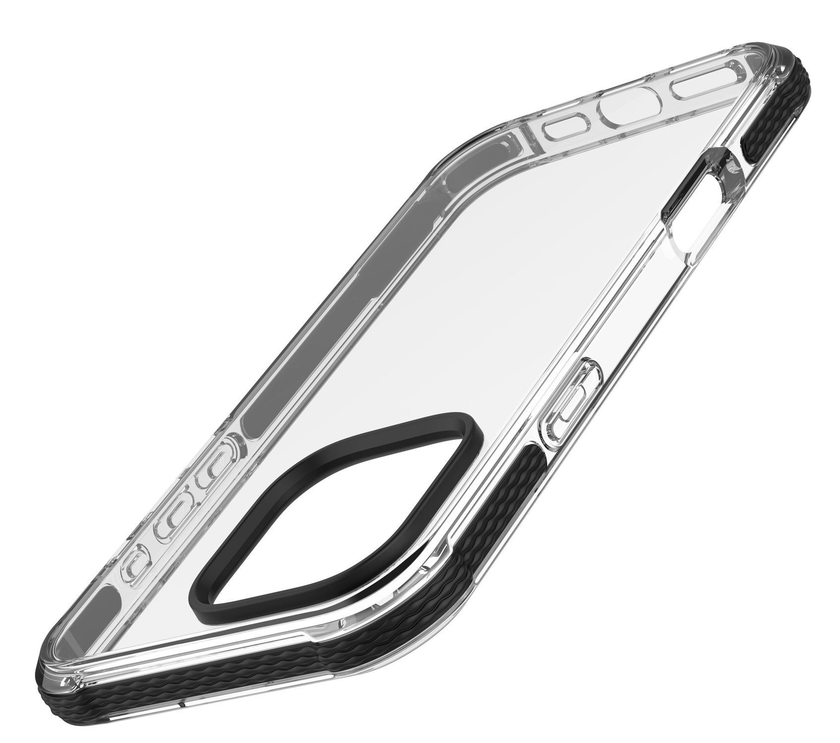 Cellularline Tetraforce Telefoonhoesje - Apple iPhone 16 Pro - Transparant