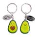 Gruss & Co 46179 Paar-Schlüsselanhänger AVOCADO