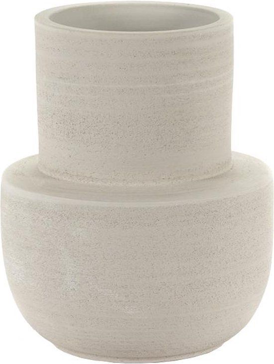 Serax Volumes Vaas Beige-Off White L 25 x W 25 x H 30.5CM | Keramiek