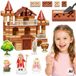 Woopie Château en pierre 3-en-1 set de construction de figurines en 307 pièces pour enfants