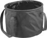 Merkloos Relaxdays Opvouwbare emmer - 15 L - Campingemmer met hengels - PVC - Grijs
